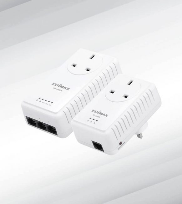 500Mbps Homeplug Set (Integrated 3 Port N/W Switch)