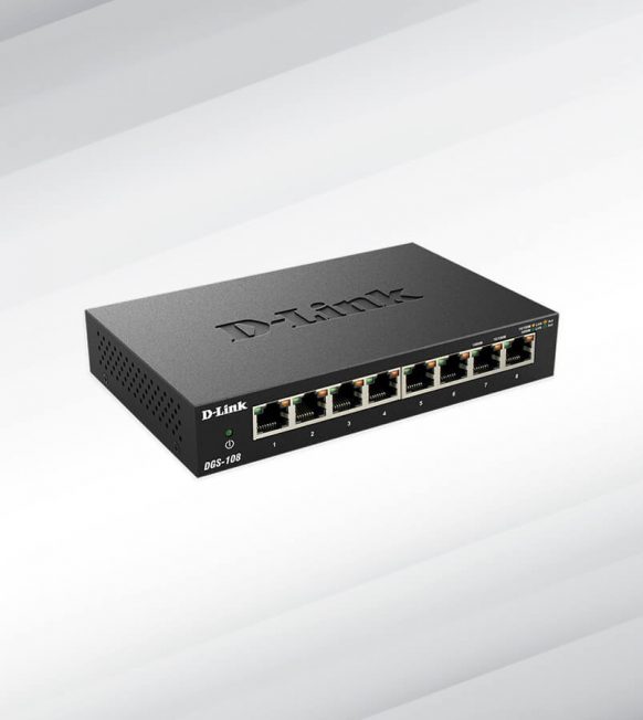 8 Port 10/100 Desktop Network Switch