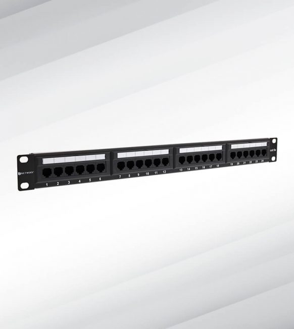 CAT5e 24 Port Patch Panel