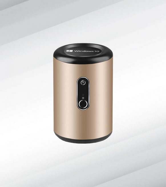 Intel Mini PC Windows 10, Quad Core CPU, Wi-Fi, 2MP Camera, Bluetooth 4.0 (Gold)
