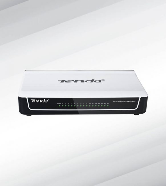 16 Port 10/100 Desktop Network Switch